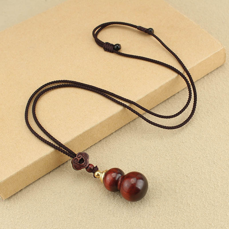Ethnic Fashion Boutique - Hollow สีม่วงไม้จันทน์ไม้ไผ่ Knot Gourd เสื้อกันหนาวผู้ชายผู้หญิงแฟชั่นหรูหราอเนกประสงค์สร้อยคอเครื่องประดับบูติก