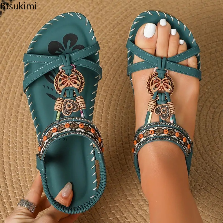 รองเท้าแตะสไตล์โบฮีเมียนสำหรับ - Ethnic And Fashion บทวิจารณ์และราคา