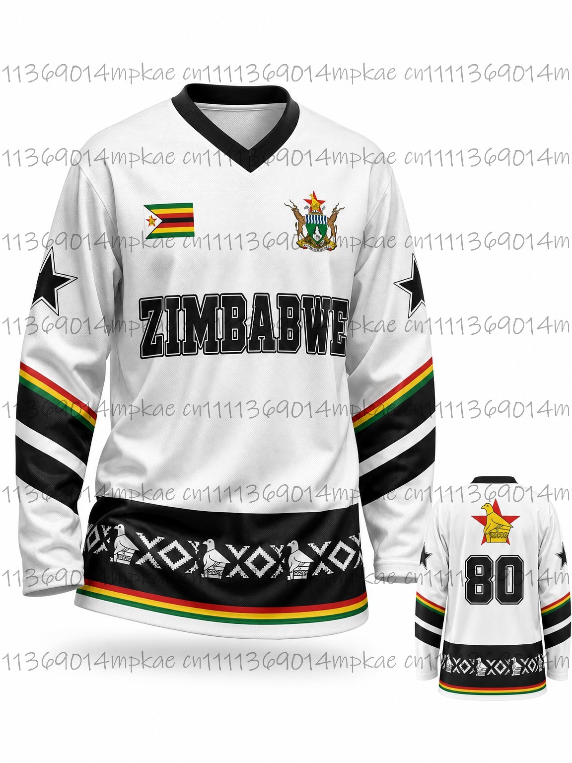 เสื้อยืดแขนยาวคอวีพิมพ์ลายสไตล - Ethnic And Fashion บทวิจารณ์และราคา