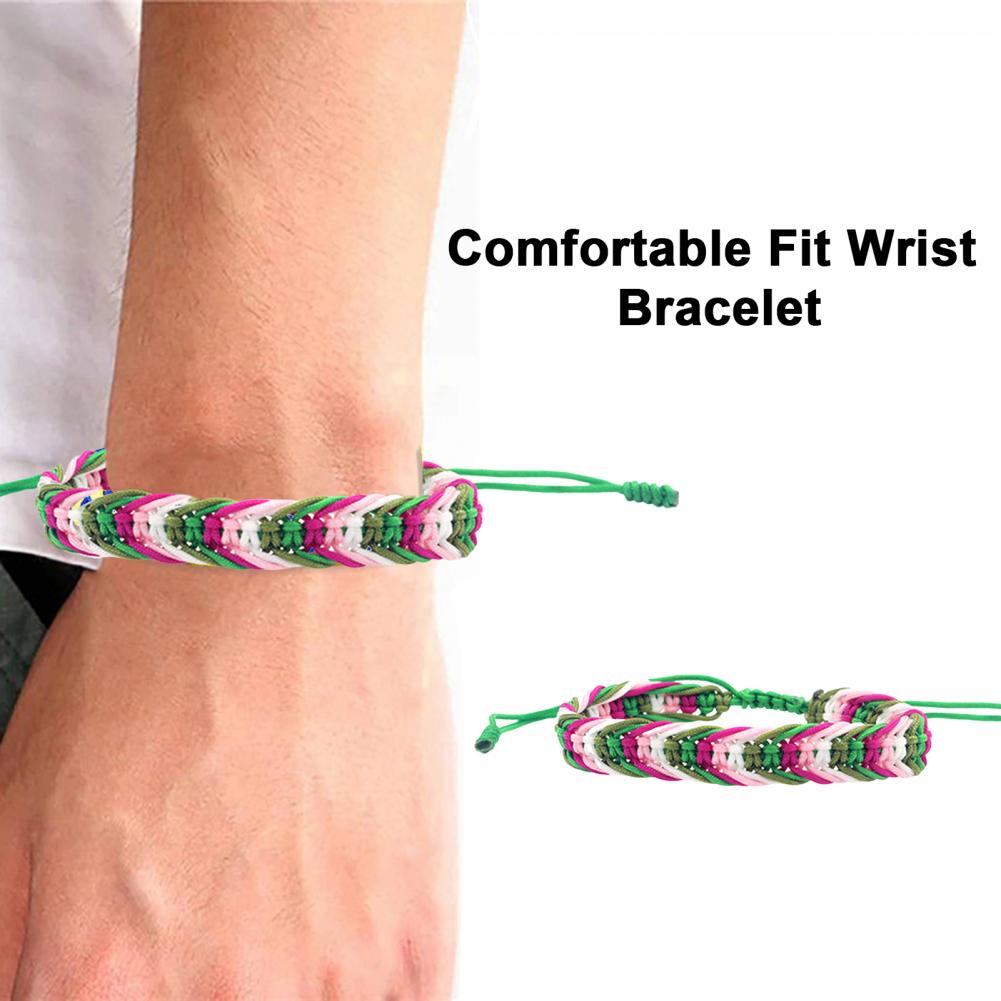 สร้อยข้อมือถักมือแบบปรับได้ อุ - Ethnic Fashion Meaning บทวิจารณ์และราคา